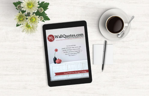 Order a catalog wall quotes