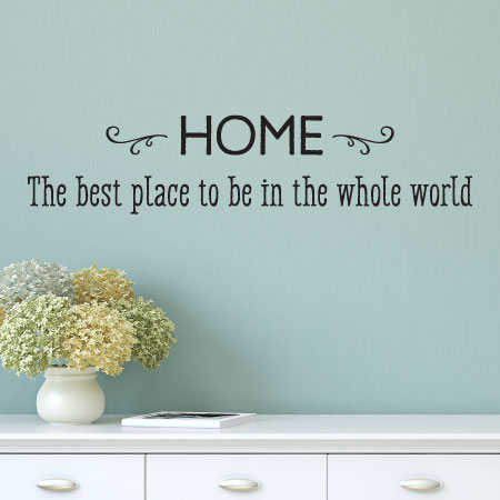 Best Place In The Whole World Wall Quotes™ Decal | WallQuotes.com