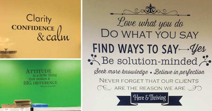 inspiring office Wall Quotes decals
