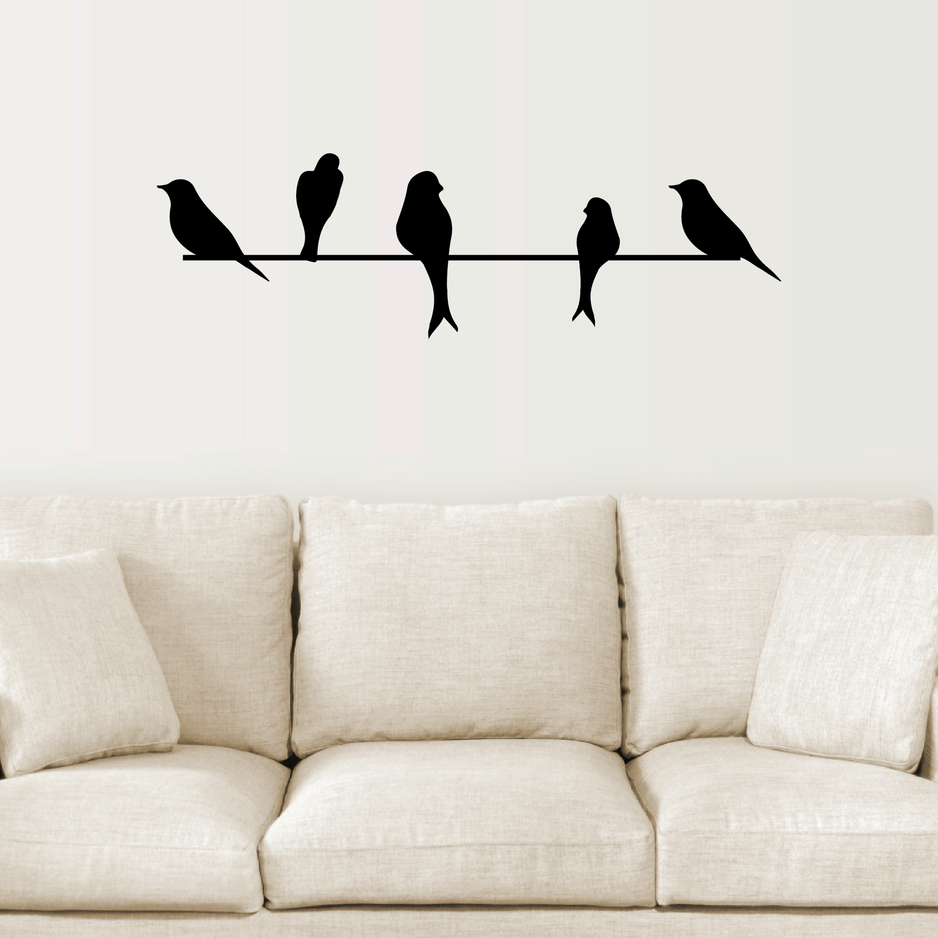 Birds On A Wire Wall Quotes™ Wall Art Decal | WallQuotes.com