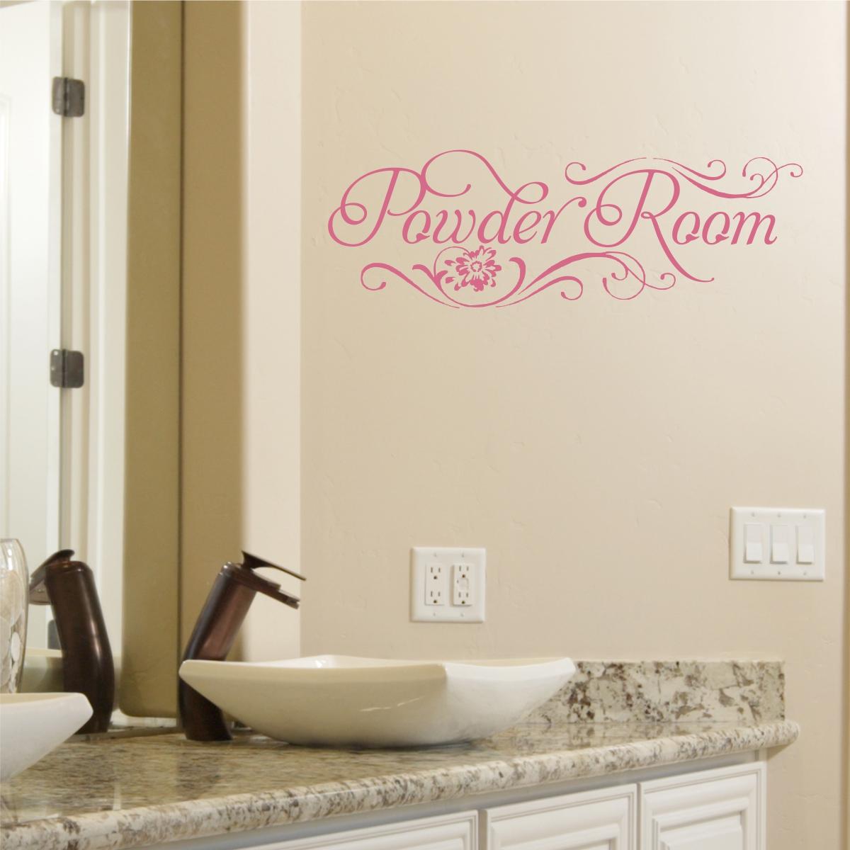 Powder Room Wall Quotes™ Decal | WallQuotes.com