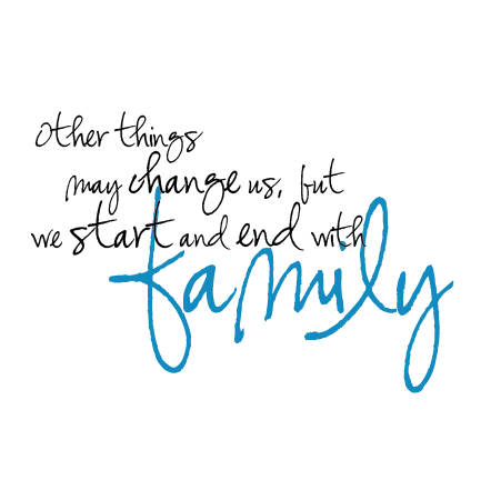 Start And End With Family Whimsical Wall Quotes™ Decal | WallQuotes.com