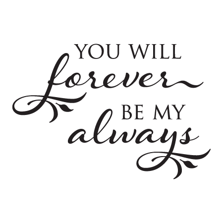 forever be my always elegant wall quotes decal nautical themed christmas trees