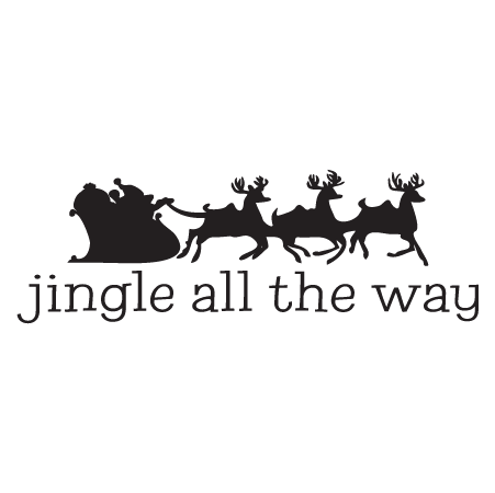 Jingle All The Way Wall Quotes™ Decal | WallQuotes.com