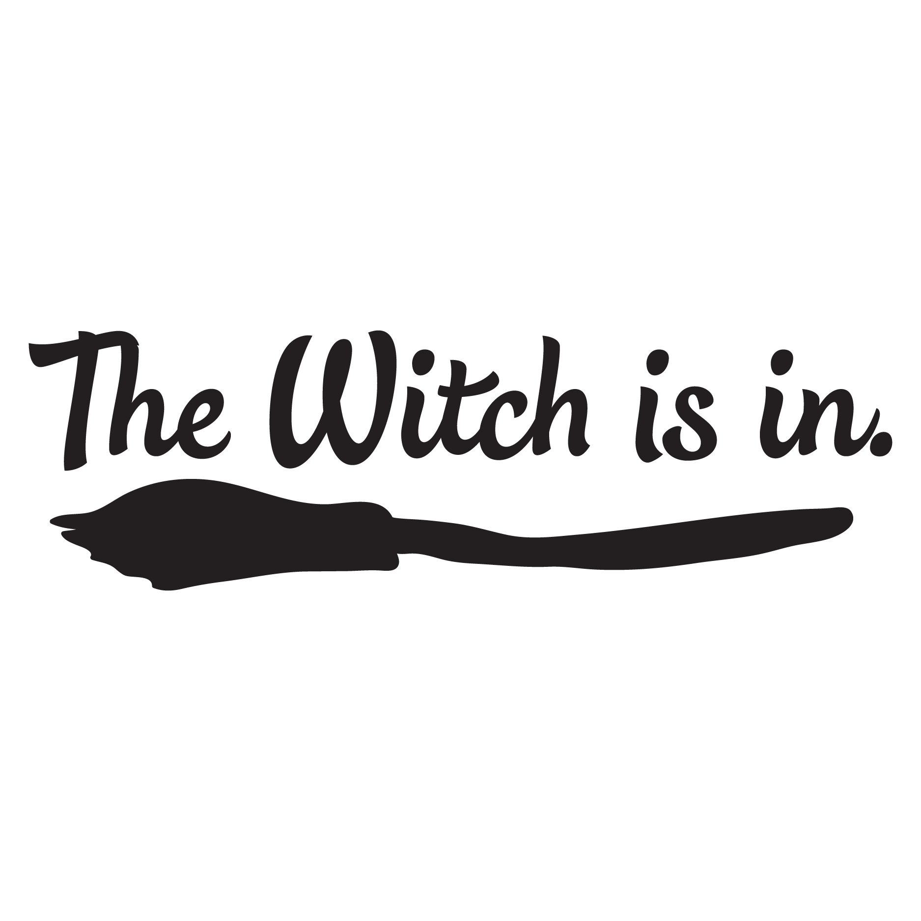 The Witch Is In Wall Quotes ™ Decal.