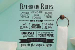 Bathroom Wall Decals