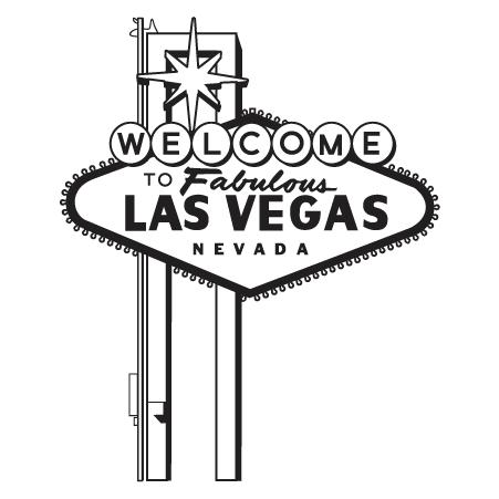 Welcome to Fabulous Las Vegas Sign Wall Decal Vinyl Sticker 