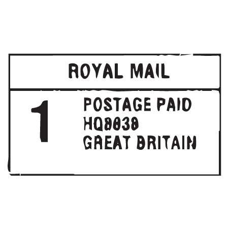 Royal Mail Postage Paid Postmark Wall Quotes™ Wall Art Decal ...