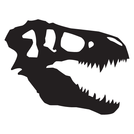 T-Rex Skull Dinosaur Fossil Wall Quotes™ Wall Art Decal | WallQuotes.com