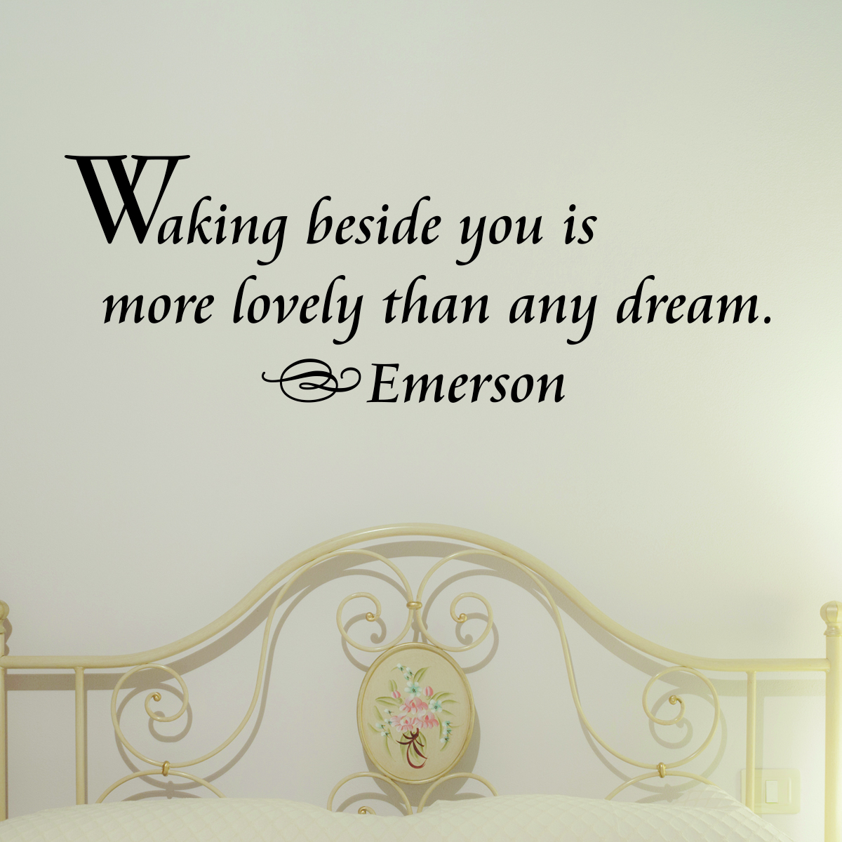 Waking Beside You Wall Quotes Decal Wallquotes Com