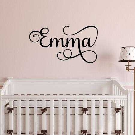 Personalized Nursery Wall Art Set, Monogram Baby Room Wall Art