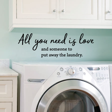 Put Away The Laundry Wall Quotes™ Decal | WallQuotes.com