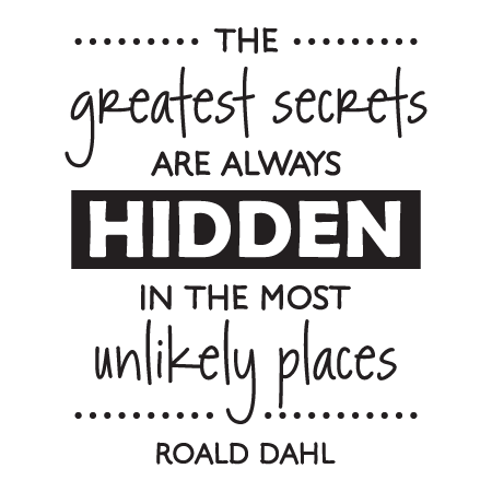 Greatest Secrets Unlikely Places Wall Quotes™ Decal ...