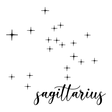Sagittarius Zodiac Constellation Wall Quotes™ Decal | WallQuotes.com