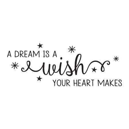 Dream Is A Wish Amelia Wall Quotes Decal Wallquotes Com