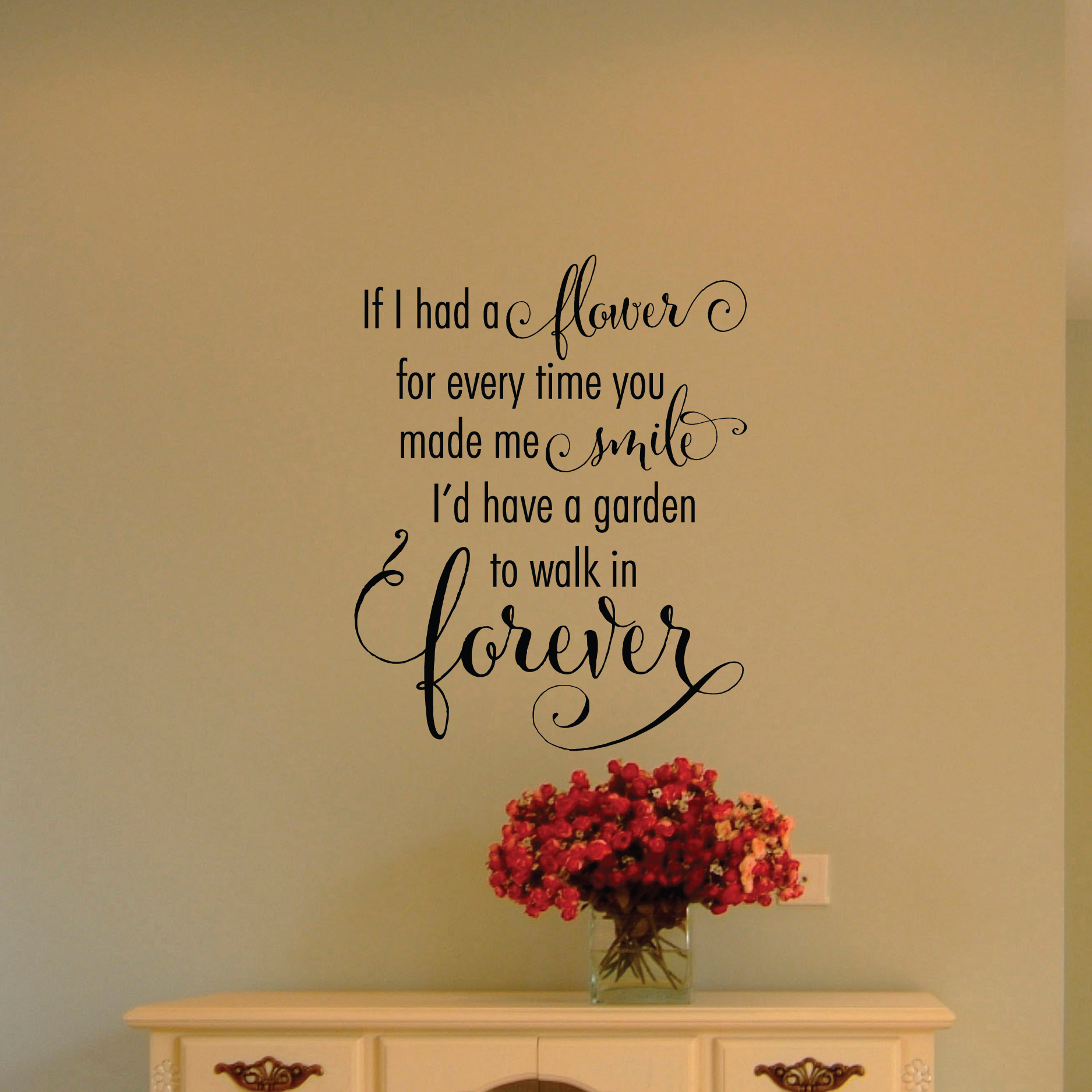 Garden To Walk In Forever Wall Quotes™ Decal