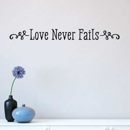 Your Love Never Fails Sticker