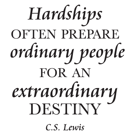 CS Lewis Quote CS Lewis Hardship Quote Hardships Prepare 