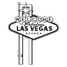 Las Vegas Welcome Sign wall decal