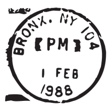 bronx NY feb 88 wall art decal