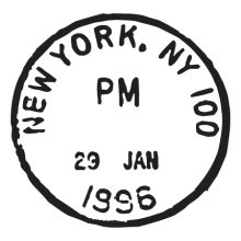 new york ny jan 96 wall art decal