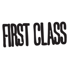 first class postmark wall art decal