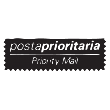 posta prioritaria postmark wall art decal