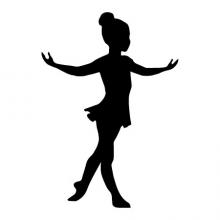 Child Ballet Dancer wall quotes wall art wall decal dance dancer dancing 