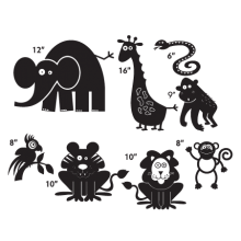 Safari Animals Wall Decals