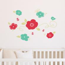 blossoms and ladybugs decal kit