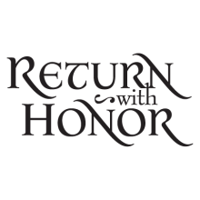 return with honor gilded wall decal