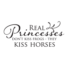 real princess wall decal