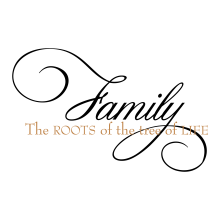family the roots of the tree of life wall decal
