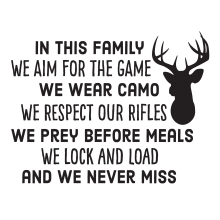 Hunting Family Values with Deer Head