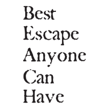 The Beach Is The Best Escape Wall Quotes™ Decal perfect for any home