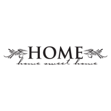 home sweet home wall quotes decal