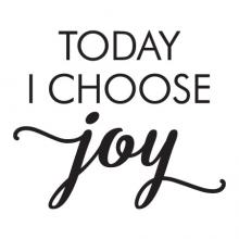 Today I Choose Joy, inspiration, motivation, choose, happiness, joy, 