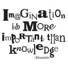 Imagination is More Important than Knowledge -Einstein