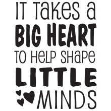 It takes a bug heart to help shape little minds.