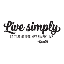 Live Simply inspirational great for any home Wall Quotes™ Decal
