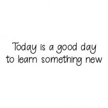 Today is a good day to learn something new wall quotes vinyl lettering wall decal home decor vinyl stencil school classroom teacher gift 