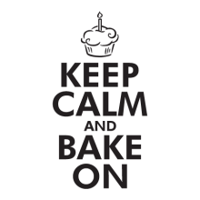 Keep Calm Bake On, great for any kitchen Wall Quotes™ Decal