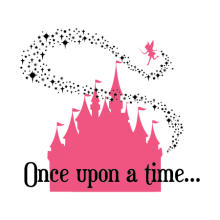 once upon a time fairytale castle wall decal