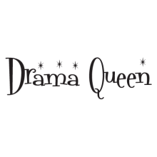 drama queen wall decal