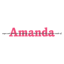 sugar spice custom name wall decal