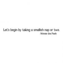 Let's begin by taking a smallish map or two - Winnie the Pooh wall quotes vinyl lettering wall decals aa milne christopher robin nursery playroom kids room reading literature 