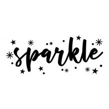 sparkle {sparkles}  wall quotes vinyl lettering wall decal home decor vinyl stencil kids kid child children girl girly sparkles stars