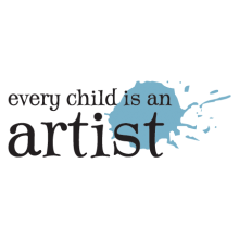 every child an artist splatter wall decal