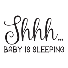 Shhh…baby is sleeping