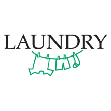 laundry clothes on a line wall decal